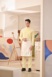 Baju Melayu Couture Slim Fit - Tender Yellow