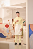 Baju Melayu Couture Slim Fit - Tender Yellow