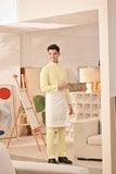Baju Melayu Couture Slim Fit - Tender Yellow