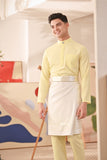 Baju Melayu Couture Slim Fit - Tender Yellow