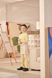Baju Melayu Kids Couture Bespoke Fit - Pastel Yellow