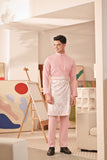 Baju Melayu Couture Slim Fit - Powder Pink
