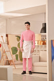 Baju Melayu Couture Slim Fit - Bubblegum