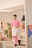 Baju Melayu Couture Slim Fit - Bubblegum