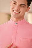 Baju Melayu Couture Slim Fit - Bubblegum