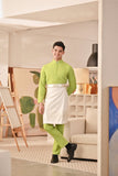 Baju Melayu Couture Slim Fit - Green Apple