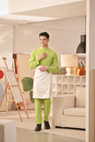 Baju Melayu Couture Slim Fit - Green Apple