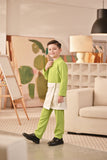 Baju Melayu Kids Couture Bespoke Fit - Green Apple