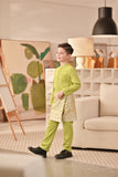 Baju Melayu Kids Couture Bespoke Fit - Dark Citron