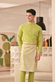 Baju Melayu Couture Slim Fit - Dark Citron