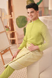 Baju Melayu Couture Slim Fit - Dark Citron