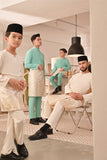 Baju Melayu Kids Couture Bespoke Fit - Aqua Green