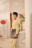 Baju Melayu Kids Teluk Belanga Deluxe Smart Fit - Raffia