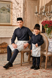 Baju Melayu Luxury Bespoke Fit - Navy