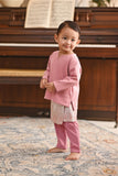 Baju Melayu Babies Teluk Belanga Smart Fit - Dusty Rose