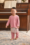 Baju Melayu Babies Teluk Belanga Smart Fit - Dusty Rose