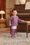 Baju Melayu Babies Teluk Belanga Smart Fit - Very Grape