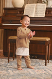 Baju Melayu Babies Teluk Belanga Smart Fit - Latte