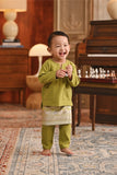 Baju Melayu Babies Teluk Belanga Smart Fit - Moss