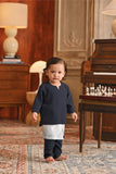 Baju Melayu Babies Teluk Belanga Smart Fit - Dark Navy