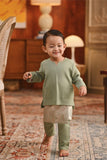 Baju Melayu Babies Teluk Belanga Smart Fit - Pistachio A