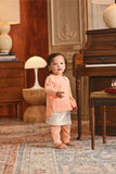 Baju Melayu Babies Teluk Belanga Smart Fit - Peach