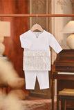 Baju Melayu Babies Teluk Belanga Smart Fit - White