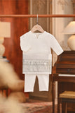 Baju Melayu Babies Teluk Belanga Smart Fit - Off White