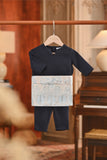 Baju Melayu Babies Teluk Belanga Smart Fit - Dark Navy