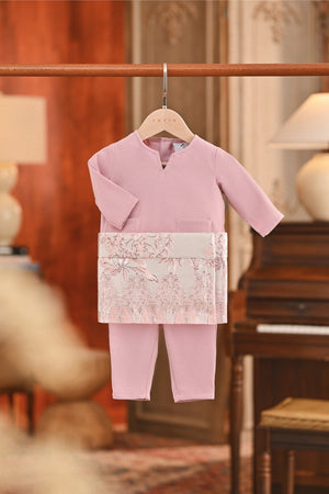 Baju Melayu Babies Teluk Belanga Smart Fit - Fragrant Lilac