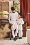 Baju Melayu Kids Teluk Belanga Smart Fit - White