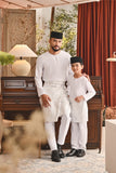 Baju Melayu Kids Teluk Belanga Smart Fit - White