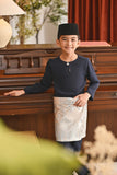 Baju Melayu Kids Teluk Belanga Smart Fit - Dark Navy