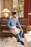 Baju Melayu Teluk Belanga Smart Fit - Coronet Blue