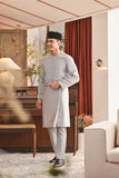 Baju Melayu Teluk Belanga Smart Fit - Gray