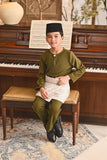 Baju Melayu Kids Teluk Belanga Smart Fit - Avocado