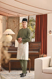 Baju Melayu Teluk Belanga Smart Fit - Oil Green A