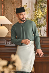 Baju Melayu Teluk Belanga Smart Fit - Hunter Green