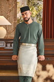 Baju Melayu Teluk Belanga Smart Fit - Hunter Green