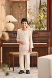 Baju Melayu Kids Teluk Belanga Smart Fit - Light Cream