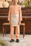 Baju Melayu Kids Teluk Belanga Smart Fit - Peach