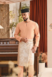 Baju Melayu Teluk Belanga Smart Fit - Peach