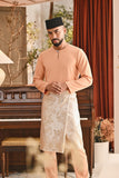 Baju Melayu Teluk Belanga Smart Fit - Peach