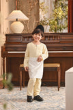 Baju Melayu Kids Teluk Belanga Smart Fit - Baby Yellow