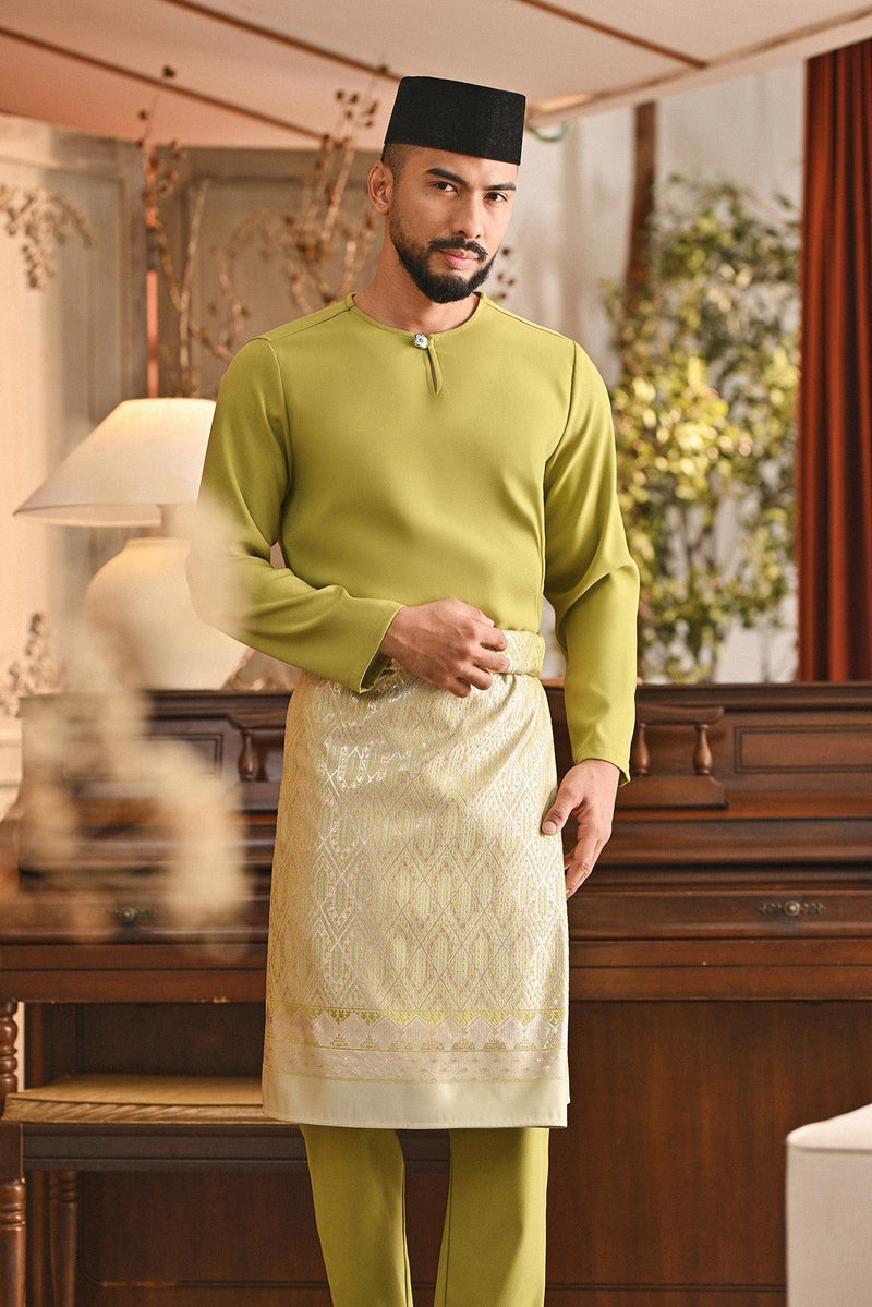 Baju Melayu Teluk Belanga Smart Fit - Moss