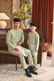 Baju Melayu Kids Teluk Belanga Smart Fit - Pistachio