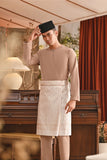 Baju Melayu Teluk Belanga Smart Fit - Mahogany Rose