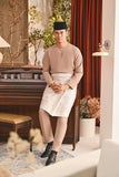 Baju Melayu Teluk Belanga Smart Fit - Mahogany Rose