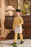 Baju Melayu Kids Teluk Belanga Smart Fit - Misted Yellow A