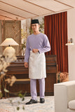 Baju Melayu Teluk Belanga Smart Fit - Heirloom Lilac